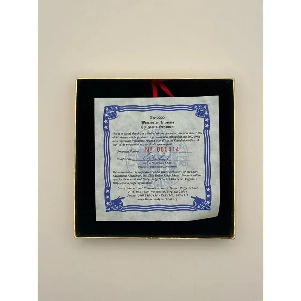 Mort Kunstler 2002 Confederate Winter #000414 Civil War Christmas Ornament